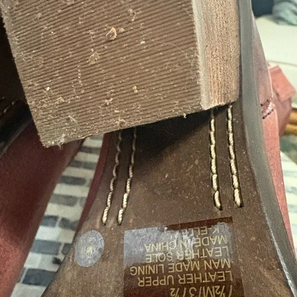 Vintage Lucky brand oxblood leather cowboy boots size 7.5‎ - Picture 12 of 15